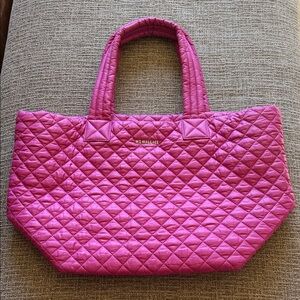 MZ Wallace Fuchsia Quilted Tote